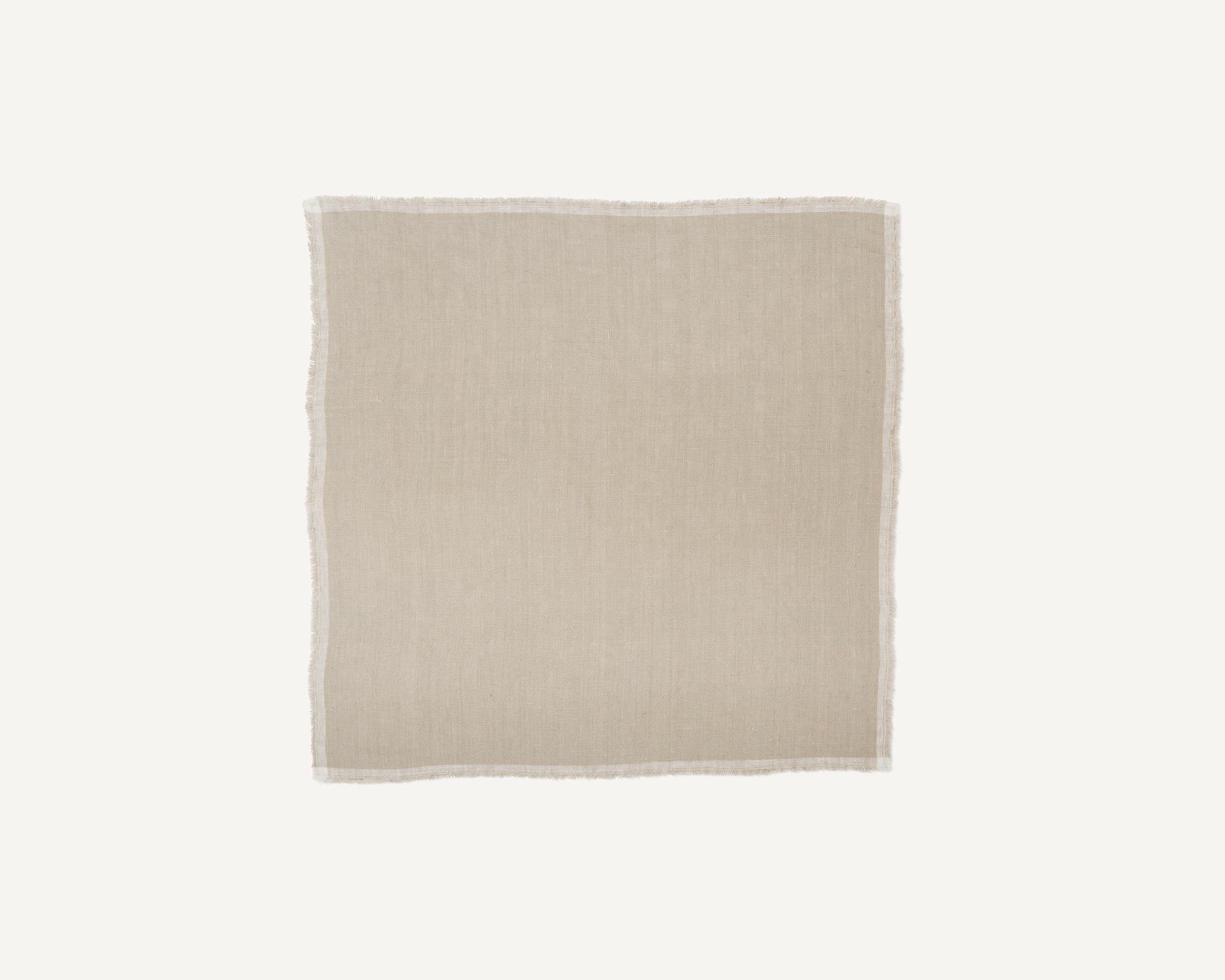 Departo Linen Napkin in Oatmeal (Set of 2)